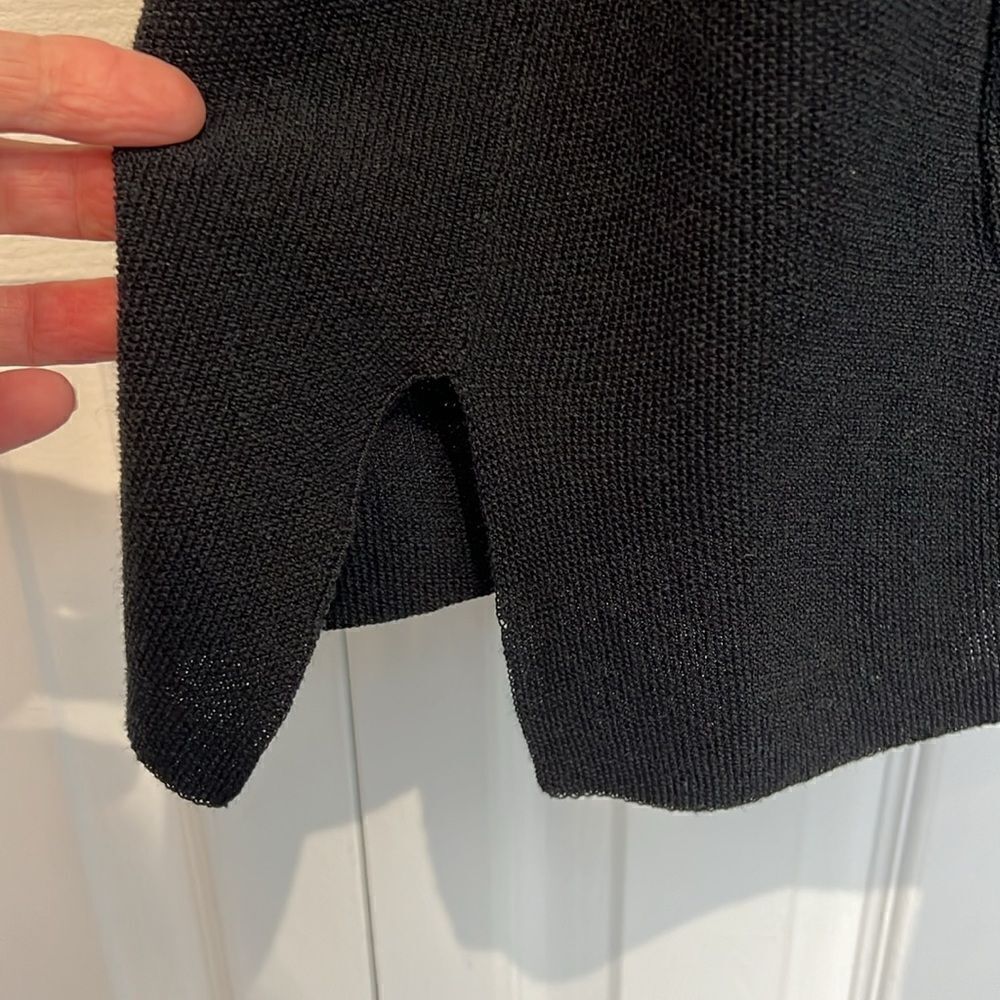 Dark Navy Blue Cap Sleeve Button Up Cardigan Size 3X - Picture 8 of 13